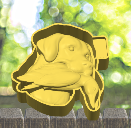 3D Dog and Duck