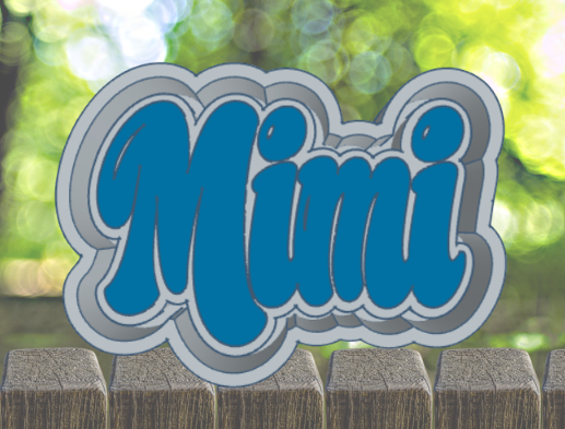 Mimi | Bubble Letter