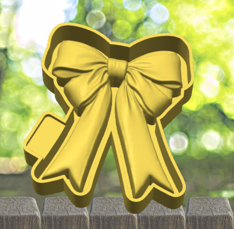 3D Bow with Long Tail