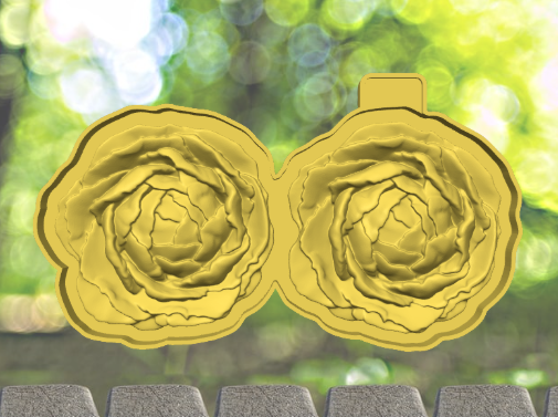3D Rose Vent Clips