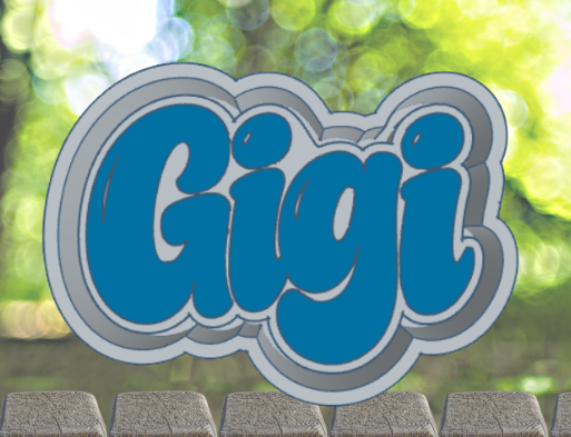 Gigi | Bubble letters